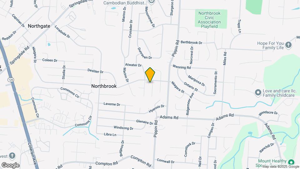 9687 Cedarhurst Dr Map and Location Details