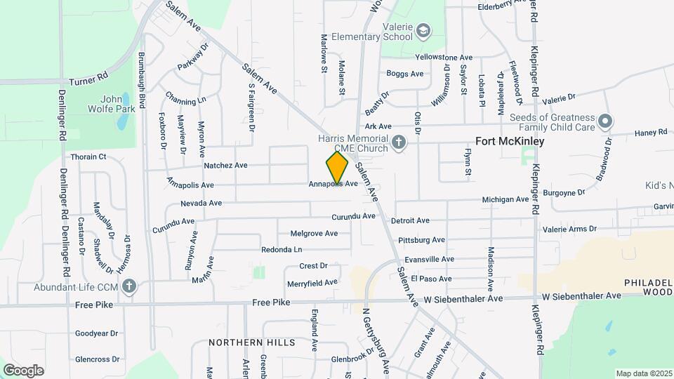 4050 Annapolis Ave Map and Location Details