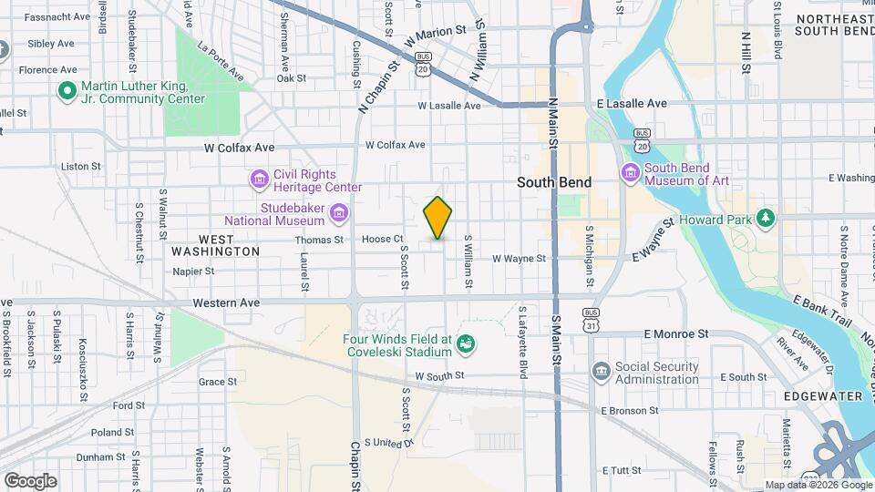 221 S Taylor St Map and Location Details