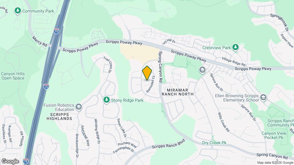 10678 Cassowary Ct Map and Location Details