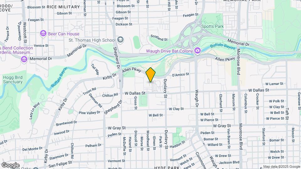 728 Tirrell St Map and Location Details