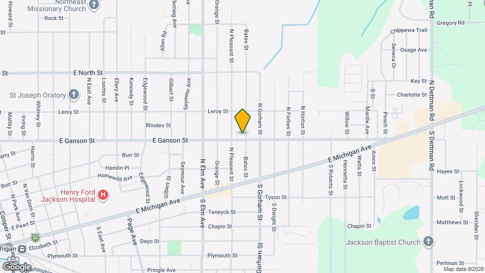 1814 E Ganson St, Unit D Map and Location Details