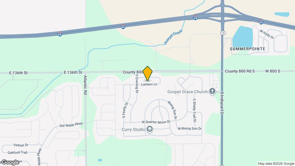 9526 Lantern Ln Mapa y Detalles de la Ubicación