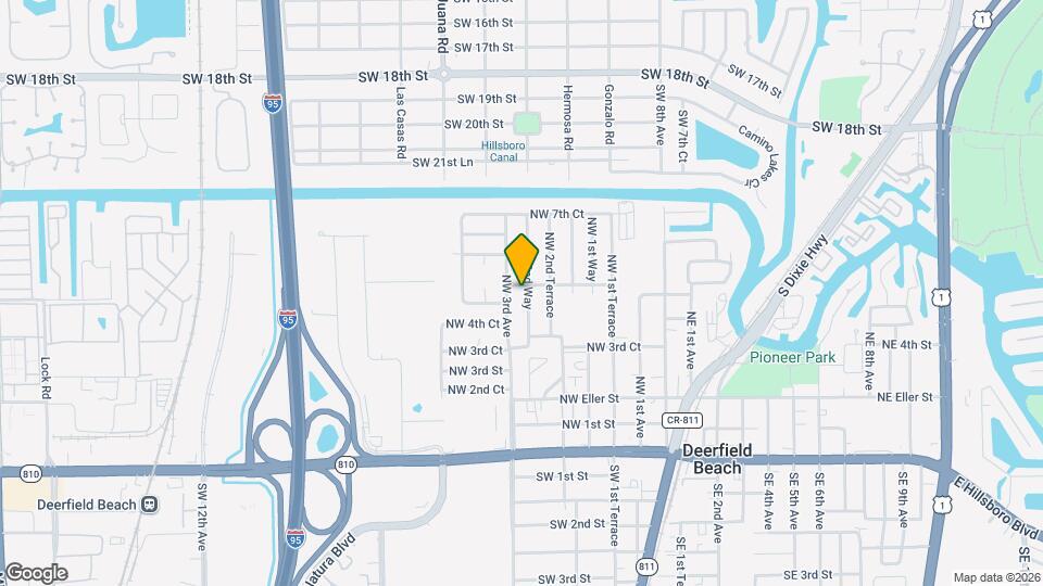 489 NW 2nd Way Map and Location Details