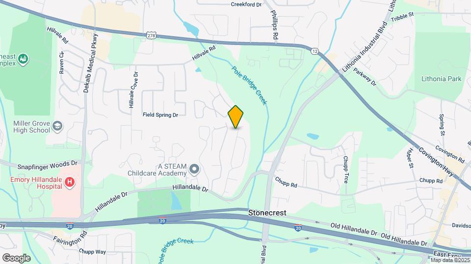 808 Hillandale Ln Map and Location Details