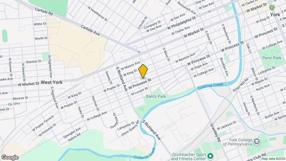 811 W Princess St Mapa y Detalles de la Ubicación