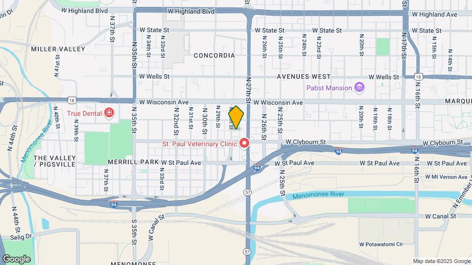516 N 28th St Map and Location Details