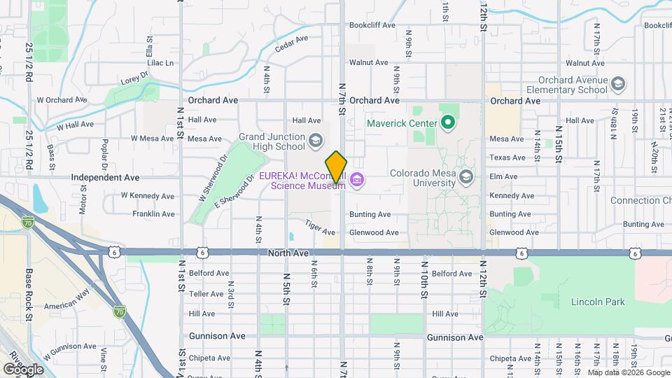 1421 N 7th St Map and Location Details