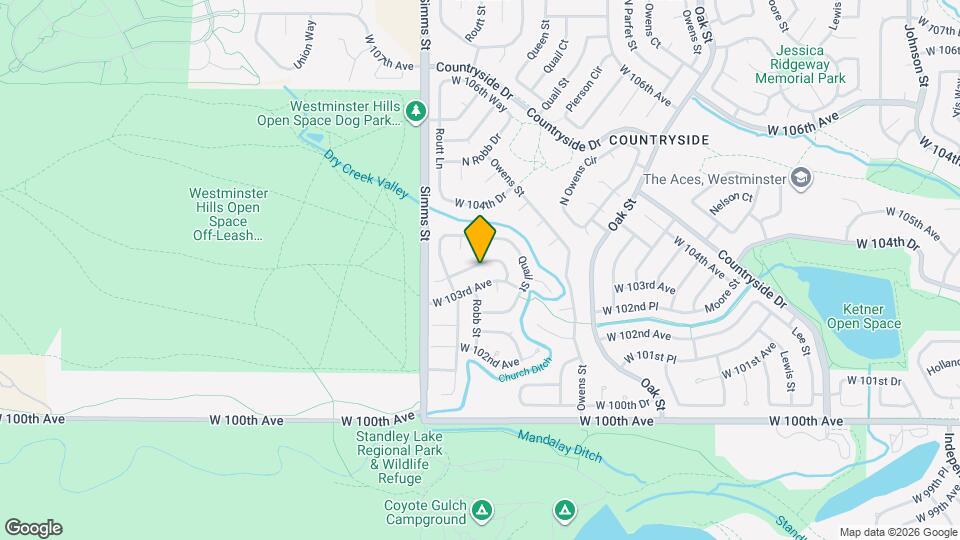 11338 W 103rd Dr Map and Location Details