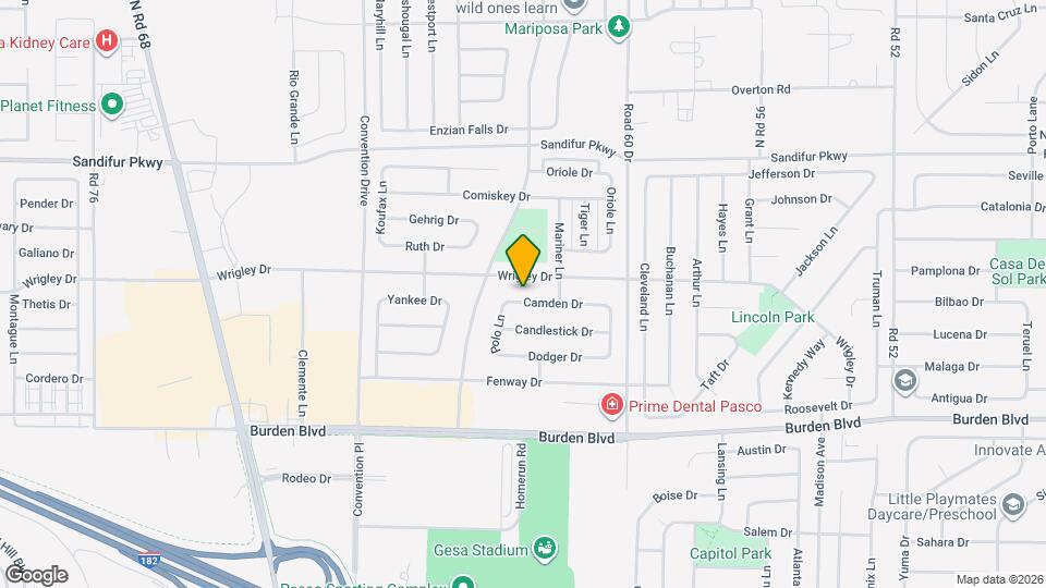 6307 Camden Dr Map and Location Details