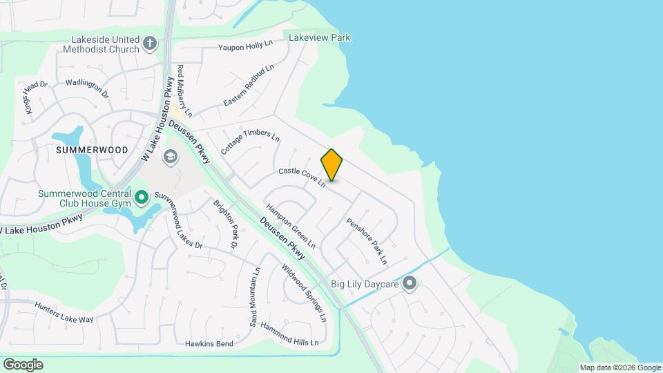 14623 Castle Cove Ln Map and Location Details