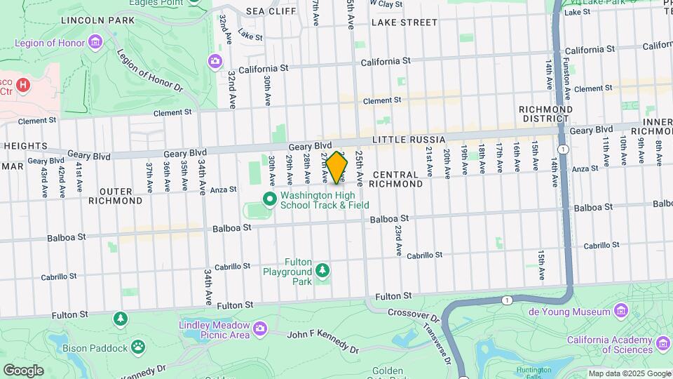 3525 Anza St Map and Location Details