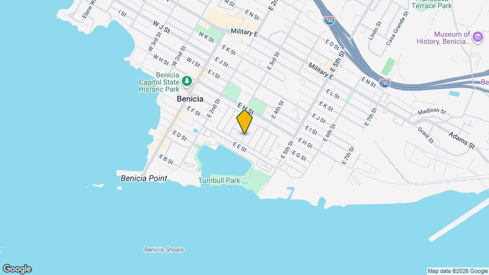 329 E T St Map and Location Details