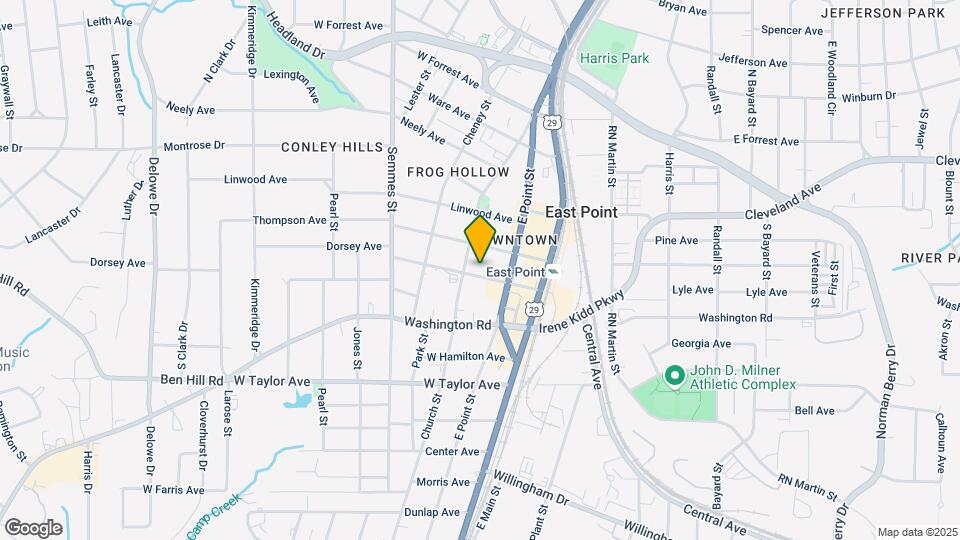 1677 Dorsey Ave Map and Location Details