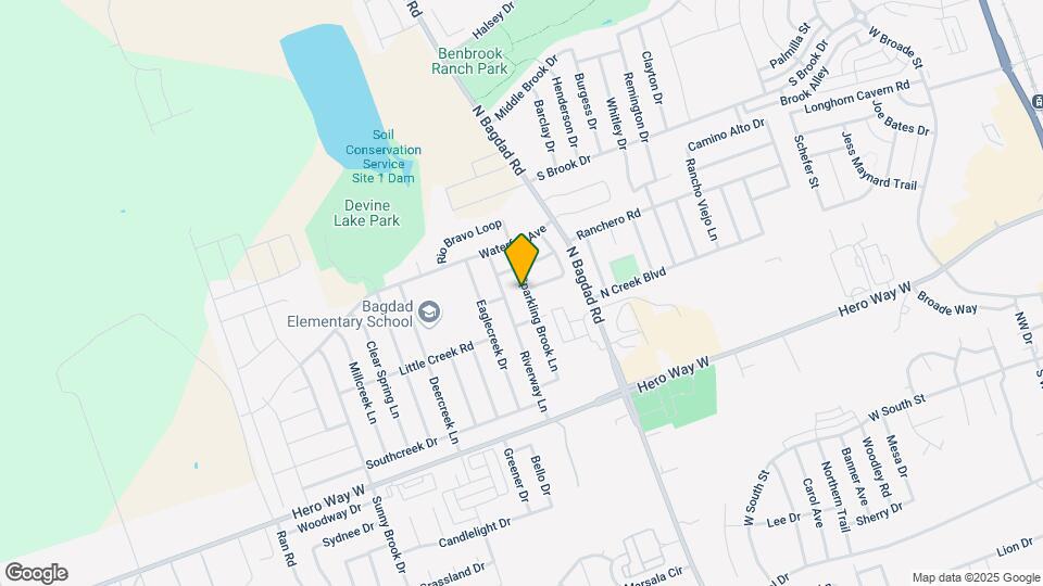 711 Spring Brook Ln Map and Location Details