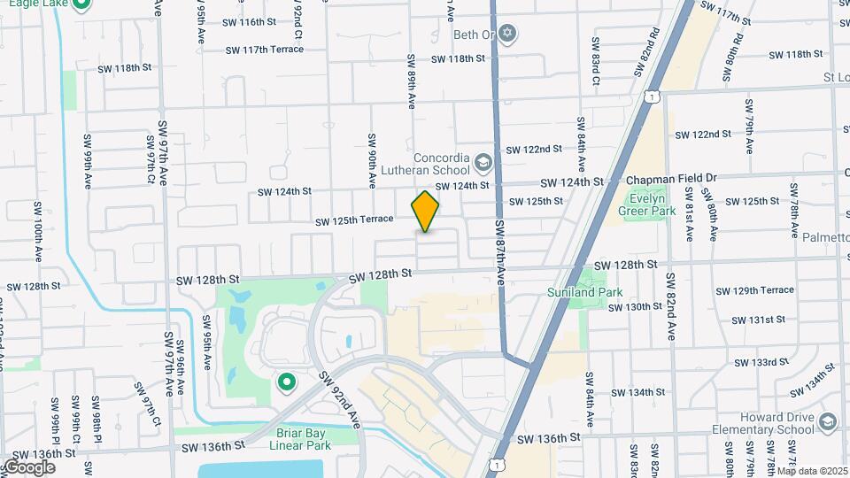 8883 SW 126th Ter Map and Location Details