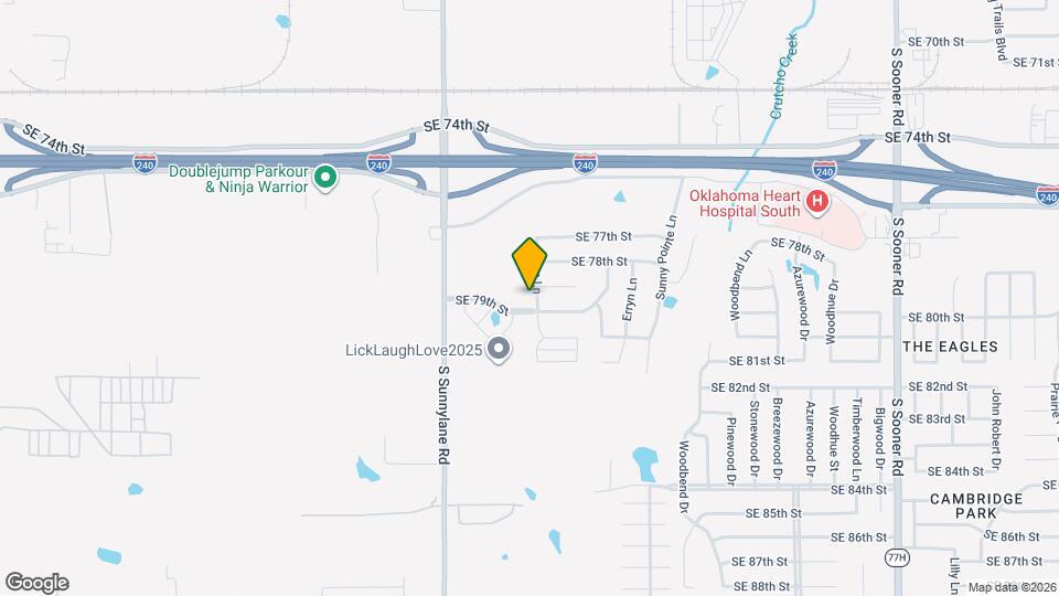 7925 Frye Ln Map and Location Details