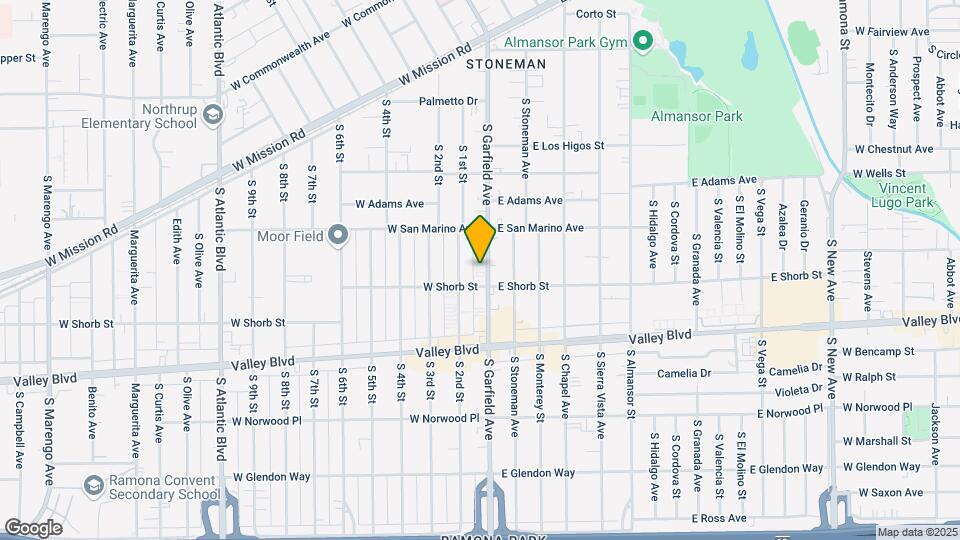 1141 S Garfield Ave Mapa y Detalles de la Ubicación