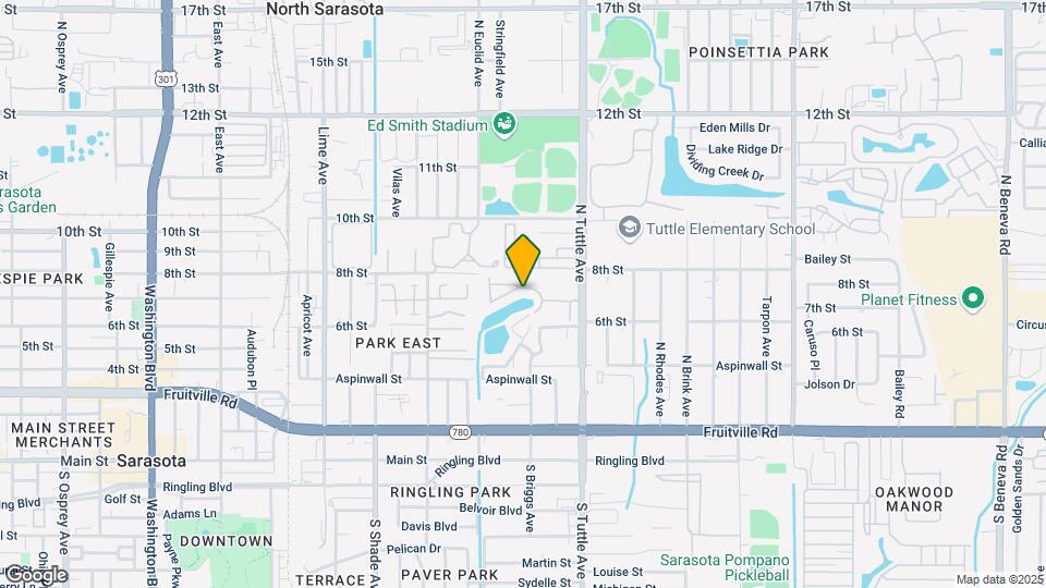 2636 Hidden Lake Dr N Map and Location Details