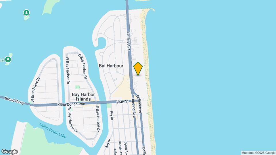 9801 Collins Ave, Unit #5X Mapa y Detalles de la Ubicación