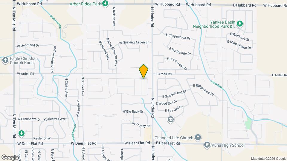 2316 N Mountain Ash Ave Map and Location Details