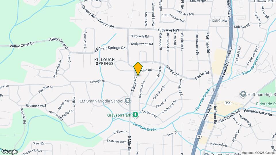 1177 5 Mile Rd Map and Location Details