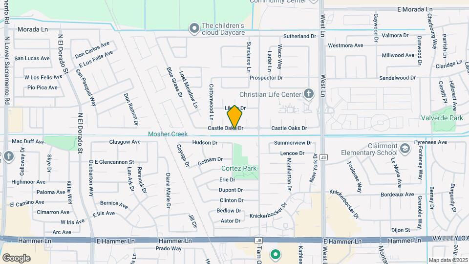 760 Castle Oaks Dr Map and Location Details
