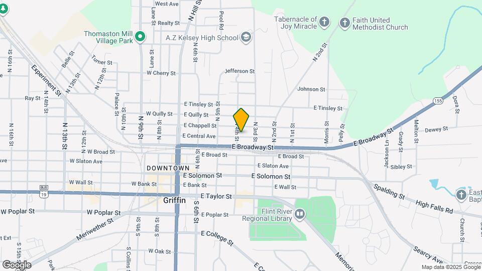 405 E Central Ave Map and Location Details