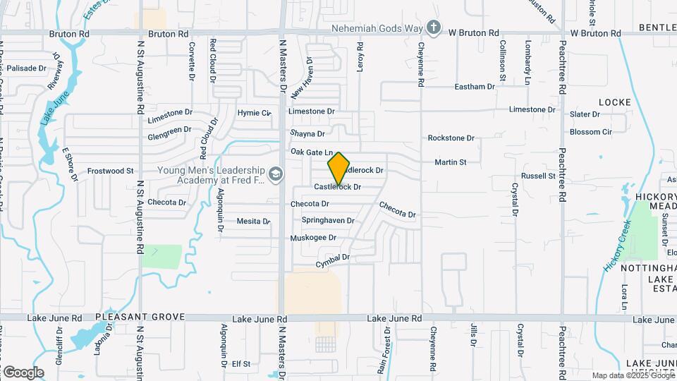 10422 Castlerock Dr Mapa y Detalles de la Ubicación