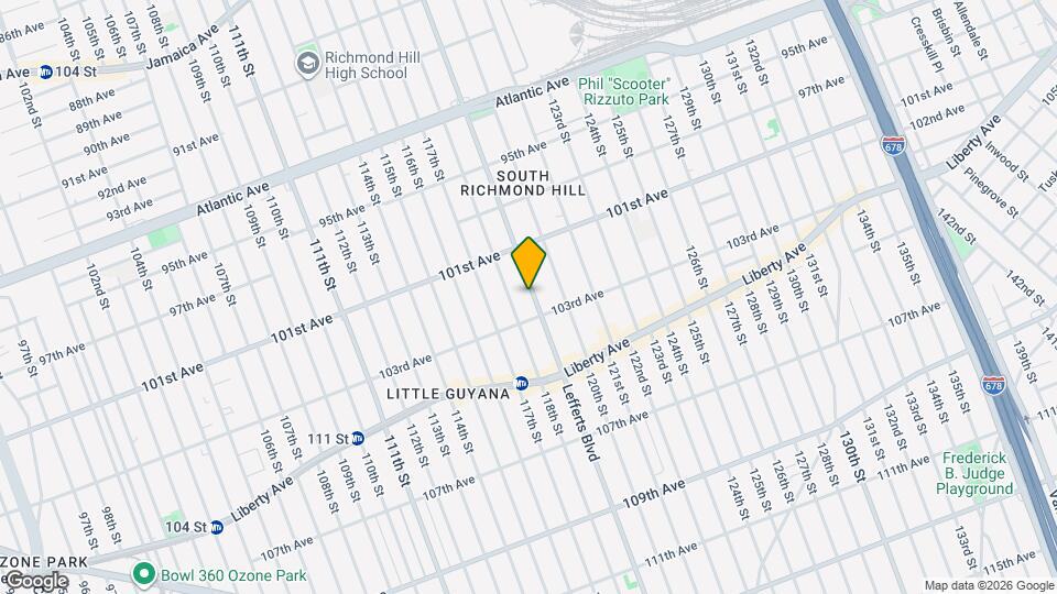 101-52 Lefferts Blvd Map and Location Details