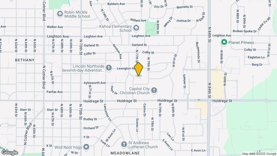 1721 Ridgehaven Ct Map and Location Details