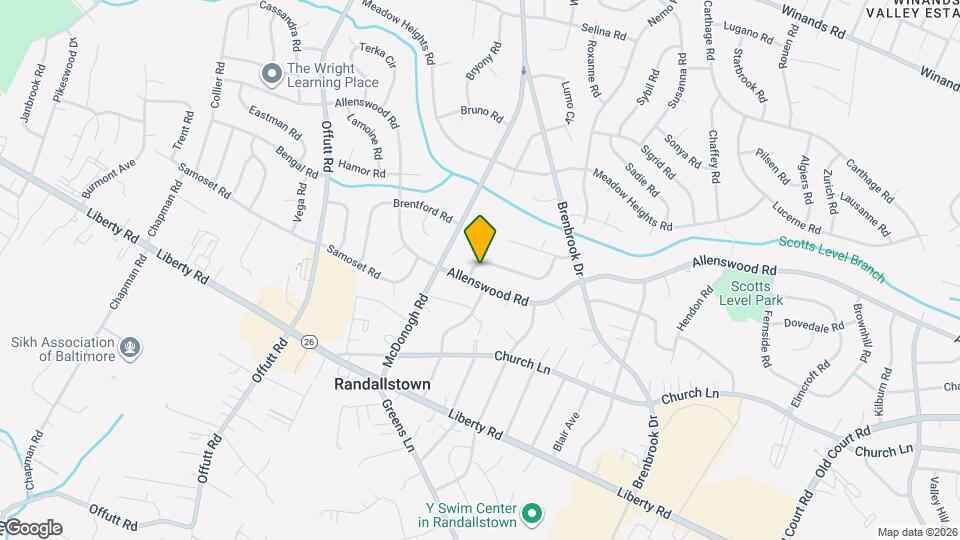 3803 Cherrybrook Rd Map and Location Details