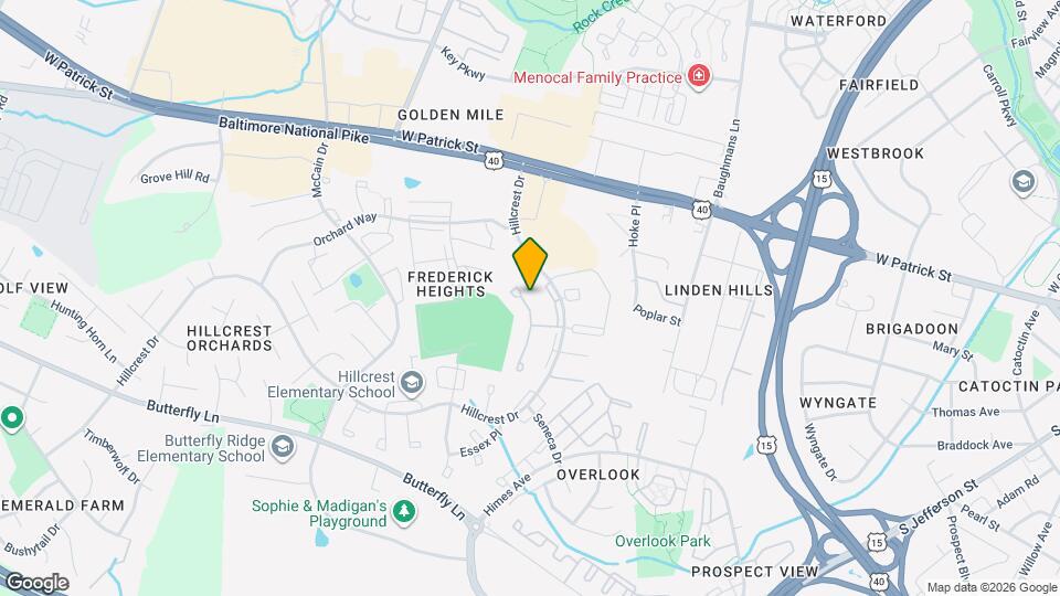 16 N Pendleton Ct Map and Location Details