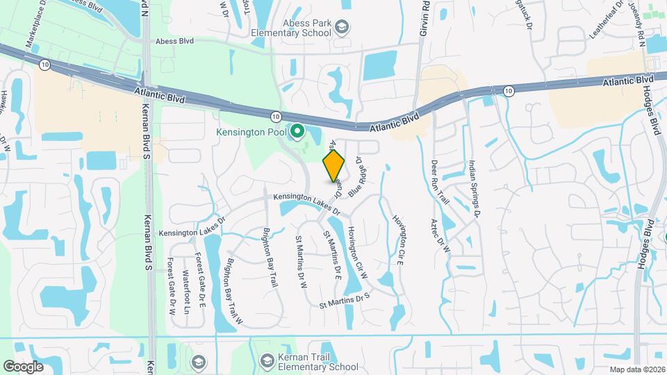 1902 Ashmore Green Dr Map and Location Details