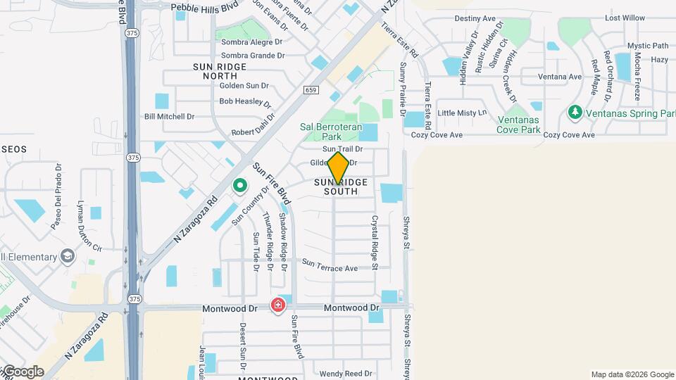 2075 Sun Spring Way Map and Location Details