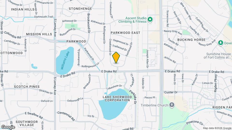 2538 Creekwood Dr Map and Location Details