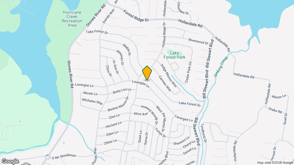 892 Lavergne Ln Map and Location Details