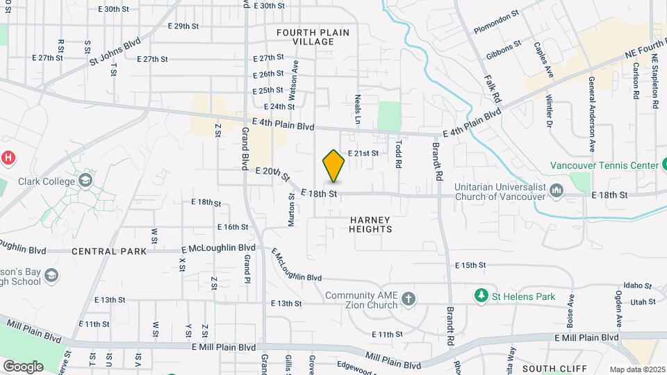 3308 E 18th St Map and Location Details