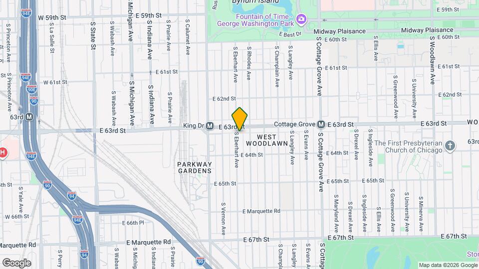6315 S Eberhart Ave Map and Location Details