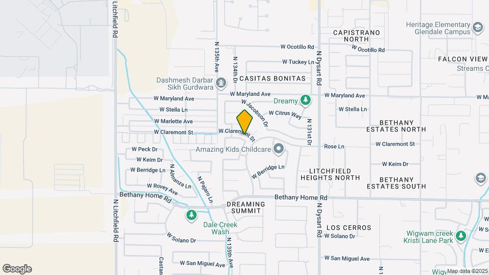 13350 W Rose Ln Map and Location Details