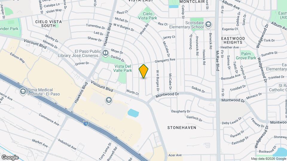 9304 Lait Dr Map and Location Details