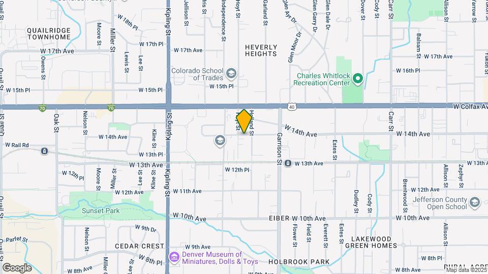 9490 W 14th Ave Map and Location Details