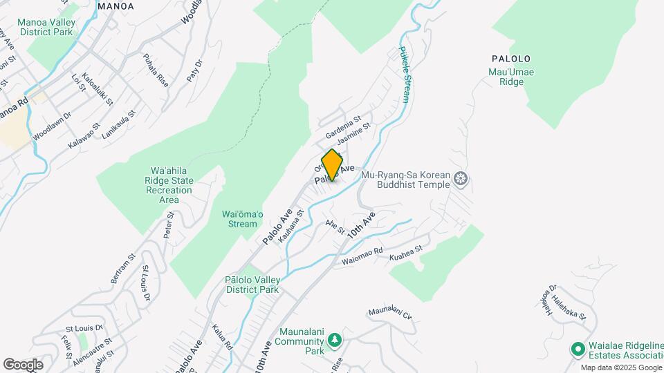 2349 Palolo Ave Map and Location Details