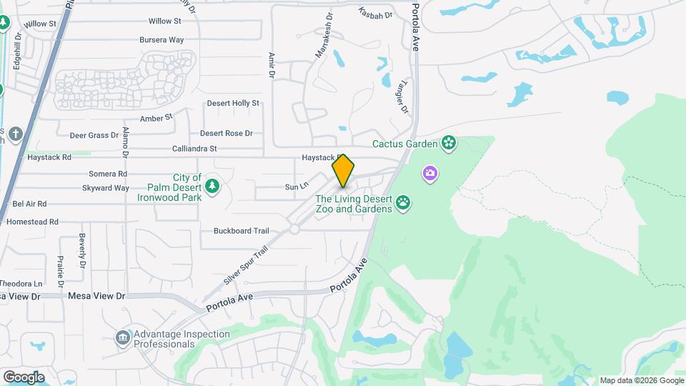 73729 Desert Vista Ct Map and Location Details