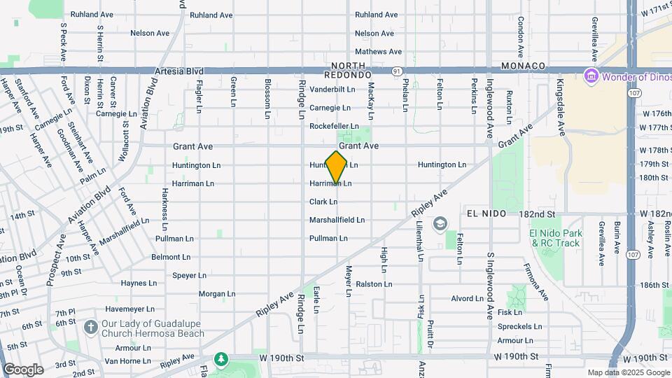 2222 Harriman Ln Map and Location Details