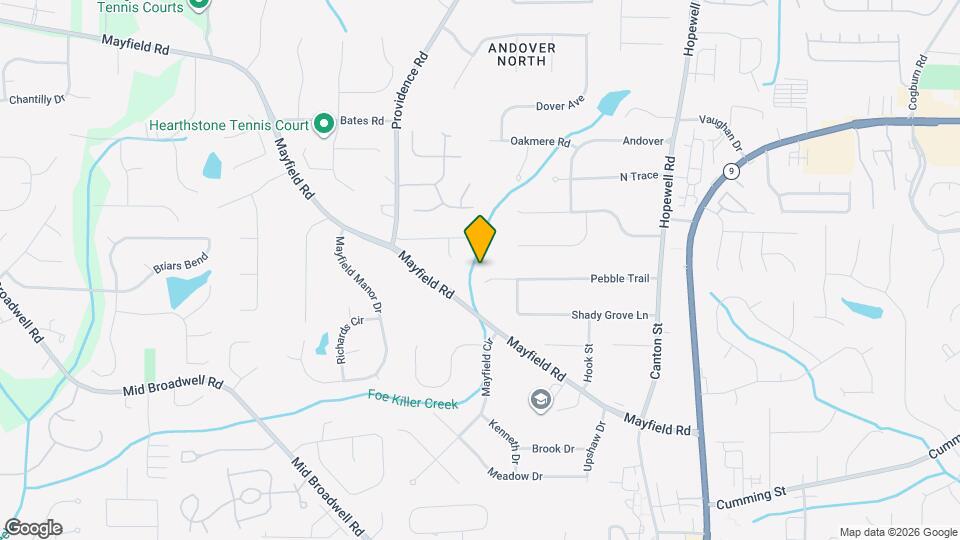 341 Pebble Trail Map and Location Details