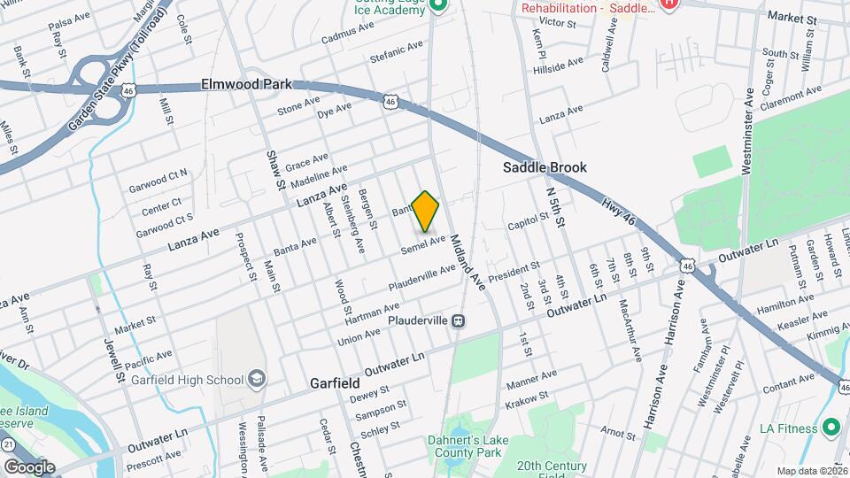 391 Semel Ave, Unit 2 Map and Location Details