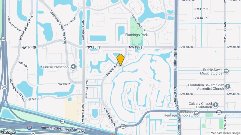 13285 NW 6th Pl Mapa y Detalles de la Ubicación