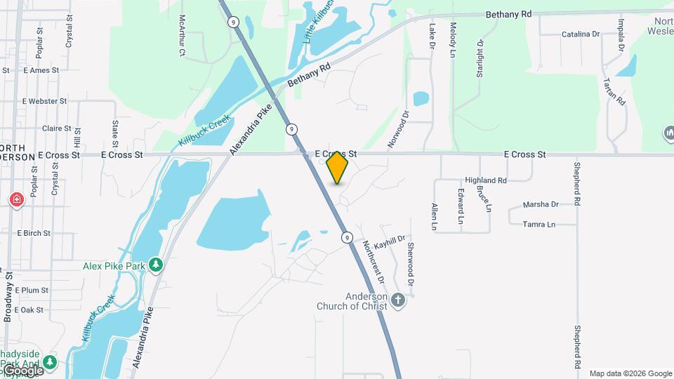 1716 N Cross Lakes Cir Map and Location Details