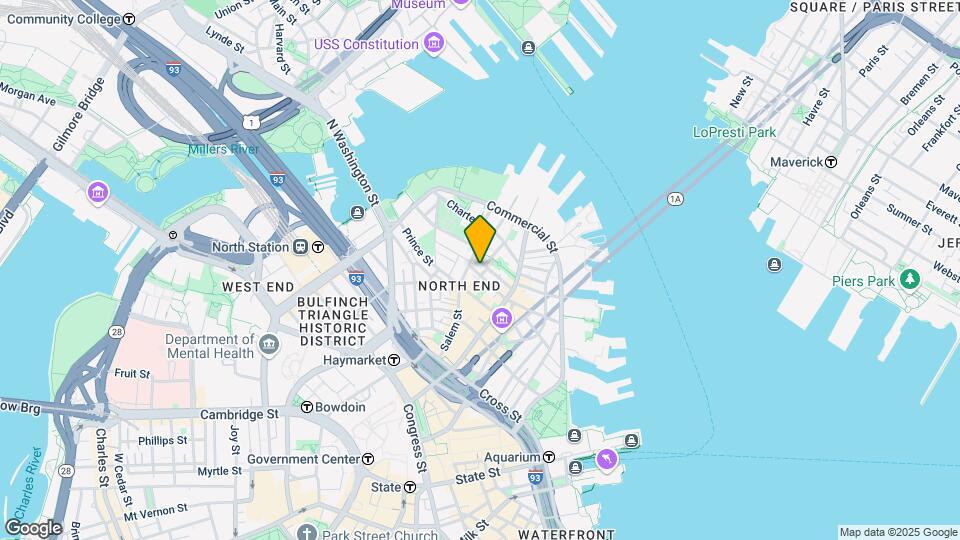 33 N Bennet St, Unit APT2 Map and Location Details